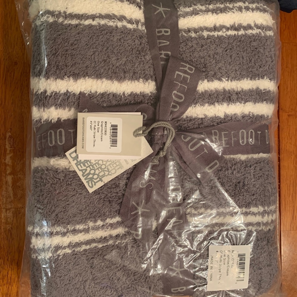 Barefoot Dreams CozyChic Multi-Stripe Throw